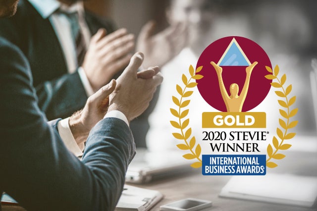2020 Stevie Gold International Award Winner